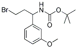 TERT-BUTYL 3-BROMO-1-(3-METHOXYPHENYL)PROPYLCARBAMATE Struktur