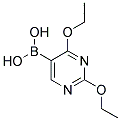 2,4-DIETHOXYPYRIMIDINE-5-BORONIC ACID Struktur