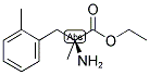 (S)-2-AMINO-2-METHYL-3-O-TOLYL-PROPIONIC ACID ETHYL ESTER Struktur