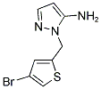 1-[(4-BROMOTHIEN-2-YL)METHYL]-1H-PYRAZOL-5-AMINE Struktur