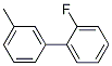 2-FLUORO-3'-METHYL-1,1'-BIPHENYL Struktur