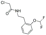 2-CHLORO-N-[2-[2-(DIFLUOROMETHOXY)PHENYL]ETHYL]ACETAMIDE Struktur