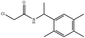 2-CHLORO-N-[1-(2,4,5-TRIMETHYLPHENYL)ETHYL]ACETAMIDE Struktur