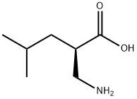 (R)-2-AMINOMETHYL-4-METHYL-PENTANOIC ACID Struktur