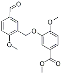 METHYL 3-[(5-FORMYL-2-METHOXYBENZYL)OXY]-4-METHOXYBENZOATE Struktur