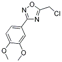 5-(CHLOROMETHYL)-3-(3,4-DIMETHOXYPHENYL)-1,2,4-OXADIAZOLE Struktur