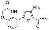 3-AMINO-5-(3-CARBOXYMETHOXY-PHENYL)-THIOPHENE-2-CARBOXYLIC ACID METHYL ESTER Struktur