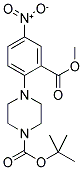 1-BOC-4-(2-METHOXYCARBONYL-4-NITROPHENYL)PIPERAZINE Struktur