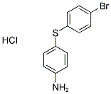 4-[(4-BROMOPHENYL)THIO]ANILINE HYDROCHLORIDE Struktur