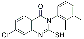 7-CHLORO-3-(2,3-DIMETHYLPHENYL)-2-MERCAPTOQUINAZOLIN-4(3H)-ONE Struktur