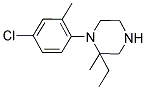 1-(4-CHLORO-2-METHYLPHENYL)-2-ETHYL-2-METHYLPIPERAZINE Struktur