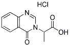 2-(4-OXO-4H-QUINAZOLIN-3-YL)-PROPIONIC ACIDHYDROCHLORIDE Struktur