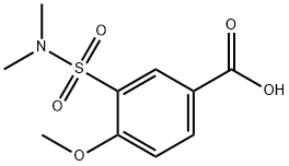 3-DIMETHYLSULFAMOYL-4-METHOXY-BENZOIC ACID Struktur