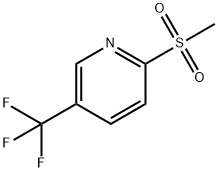 2-METHYLSULFONYL-5-TRIFLUOROMETHYLPYRIDINE Struktur