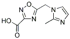 5-[(2-METHYL-1H-IMIDAZOL-1-YL)METHYL]-1,2,4-OXADIAZOLE-3-CARBOXYLIC ACID Struktur