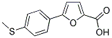 5-[4-(METHYLSULFANYL)PHENYL]-2-FUROIC ACID Struktur