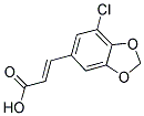 3-(7-CHLORO-BENZO[1,3]DIOXOL-5-YL)-ACRYLIC ACID Struktur