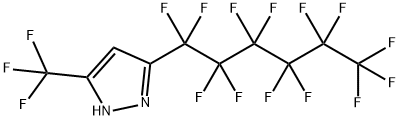 3-PERFLUOROHEXYL-5-TRIFLUOROMETHYL-PYRAZOLE Struktur