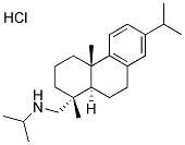 N-{[(1R,4AS,10AR)-7-ISOPROPYL-1,4A-DIMETHYL-1,2,3,4,4A,9,10,10A-OCTAHYDRO-1-PHENANTHRENYL]METHYL}-2-PROPANAMINE HYDROCHLORIDE Struktur