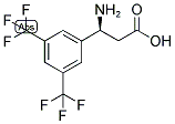 (S)-3-AMINO-3-(3,5-BIS-TRIFLUOROMETHYL-PHENYL)-PROPIONIC ACID Struktur