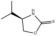 (R)-4-ISOPROPYL-1,3-OXAZOLIDINE-2-THIONE Struktur