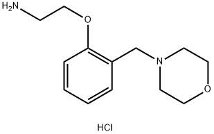 (2-[2-(MORPHOLIN-4-YLMETHYL)PHENOXY]ETHYL)AMINE DIHYDROCHLORIDE Struktur