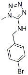 N-(4-BROMOBENZYL)-1-METHYL-1H-TETRAZOL-5-AMINE Struktur