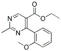 ETHYL-2-METHYL-4-(2-METHOXYPHENYL)-PYRIMIDINE-5-CARBOXYLATE Structure