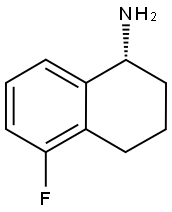 (R)-5-FLUORO-1,2,3,4-TETRAHYDRO-NAPHTHALEN-1-YLAMINE Struktur