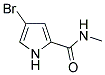 4-BROMO-N-METHYL-1H-PYRROLE-2-CARBOXAMIDE Struktur