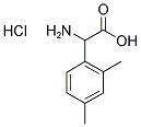 AMINO-(2,4-DIMETHYL-PHENYL)-ACETIC ACID HCL Struktur