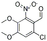 6-CHLORO-3,4-DIMETHOXY-2-NITRO-BENZALDEHYDE Struktur