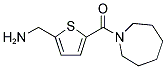 [5-(1-AZEPANYLCARBONYL)-2-THIENYL]METHANAMINE Struktur