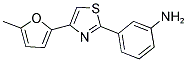 3-[4-(5-METHYL-FURAN-2-YL)-THIAZOL-2-YL]-PHENYLAMINE Struktur