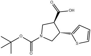 BOC-(TRANS)-4-(2-THIENYL)-PYRROLIDINE-3-CARBOXYLIC ACID