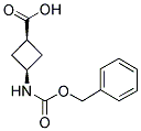 CIS-3-CBZ-AMINOCYCLOBUTANECARBOXYLIC ACID Struktur