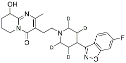 9-HYDROXYRISPERIDONE-D4 Struktur