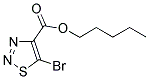 PENTYL 5-BROMO-1,2,3-THIADIAZOLE-4-CARBOXYLATE Struktur