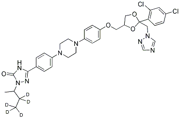 ITRACONAZOLE-D5 Struktur