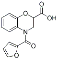 4-(2-FUROYL)-3,4-DIHYDRO-2H-1,4-BENZOXAZINE-2-CARBOXYLIC ACID Struktur