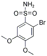 2-BROMO-4,5-DIMETHOXYBENZENESULFONAMIDE Struktur