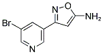 3-(5-BROMO-PYRIDIN-3-YL)-ISOXAZOL-5-YLAMINE Struktur