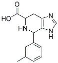 4-M-TOLYL-4,5,6,7-TETRAHYDRO-3H-IMIDAZO[4,5-C]PYRIDINE-6-CARBOXYLIC ACID Struktur