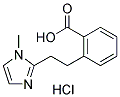 2-[2-(1-METHYL-1H-IMIDAZOL-2-YL)ETHYL]-BENZOIC ACID HYDROCHLORIDE Struktur