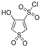 4-HYDROXYTHIOPHENE-3-SULPHONYL CHLORIDE 1,1-DIOXIDE Struktur