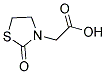 (2-OXO-1,3-THIAZOLIDIN-3-YL)ACETIC ACID Struktur