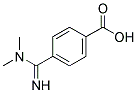 4-[(DIMETHYLAMINO)(IMINO)METHYL]BENZOIC ACID HYDROCHLORIDE Struktur