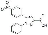 5-(4-NITROPHENYL)-1-PHENYL-1H-PYRAZOLE-3-CARBOXYLIC ACID Struktur