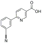 6-(3-CYANOPHENYL)NICOTINIC ACID Struktur