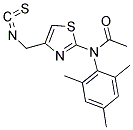 N-[4-(ISOTHIOCYANATOMETHYL)-1,3-THIAZOL-2-YL]-N-MESITYLACETAMIDE Struktur